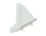 1482502-2-S-GE-WH42X10711        -Control Panel End Cap - White - Right Side
