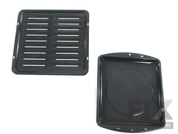 1517613-1-M-GE-WB48X10057        -Broiler Pan with Rack - Extra Large