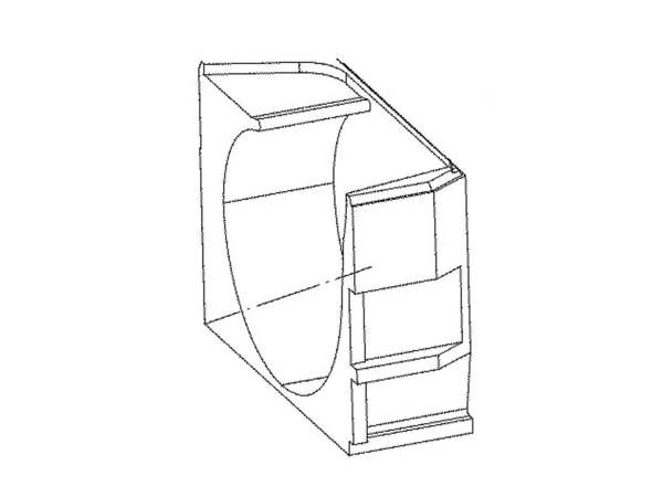 1517940-1-M-GE-WJ76X10255        -LOWER SNAIL SHELL
