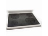 Maintop - Black Glass with White Frame – Part Number: 316456214