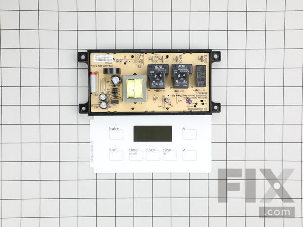 1528729-1-M-Frigidaire-318185329         -Electronic Clock/Timer with Overlay - White