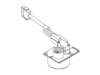 1559701-1-S-GE-WB14T10061- LATCH & HARNESS Assembly