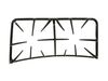 Double Burner Grate - Black - Left Side – Part Number: WB31K10207