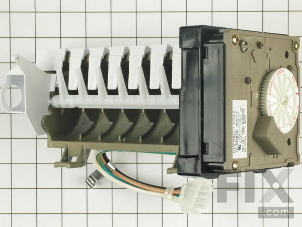 1569082-1-M-Whirlpool-1110702A-Ice Maker Kit with Flat Plug Connector