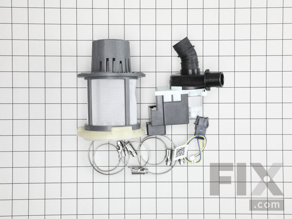 16219695-1-M-GE-WD19X25187-Single Speed Drain Pump Kit