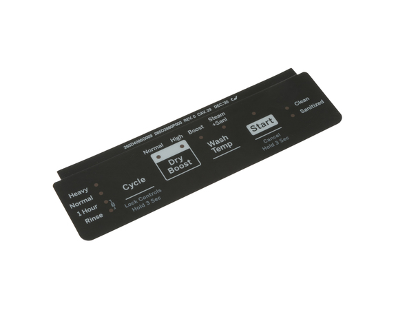 16219750-1-M-GE-WD34X27905-Control Panel OverlayGray (Gray)