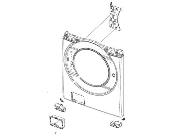 16227888-1-M-Samsung-DC97-21446G-Front Frame Assembly