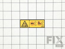 Decal-Warning, Blade – Part Number: 130-9670