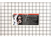Fender decal – Part Number: 582985601