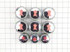 Control Knob Kit, Summit 660/6 – Part Number: 67692