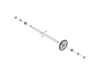 Kit, Axle And Sprocket – Part Number: 770078
