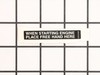 Label-Tplace Hand Here – Part Number: 777I20358