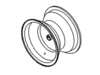 Rim Assembly (8 X 5.38 X .75) – Part Number: 934-04319