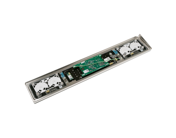 16542214-1-M-GE-WB27X40488-Control Panel Overlay (Stainless)