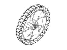 Wheel-7 x 1. – Part Number: 734-06025