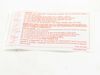 Label fuse – Part Number: F00338F00AP