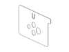 BRACKET CHASSIS DOOR;NX9000T,AL,T0.3,W87 – Part Number: DG61-01997A