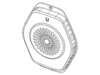 Casing Cover Assembly – Part Number: DG94-03561A