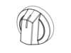 ASSY KNOB;NX60T6711SG,PC-ABS,BLK STSS,PR – Part Number: DG94-03950B