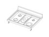 Cooktop Frame Module Assembly – Part Number: DG94-04117A