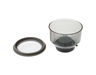 GRINDER HOPPER ASSEMBLY - CAF MATTE WHITE AND SILVER – Part Number: WC01X20659