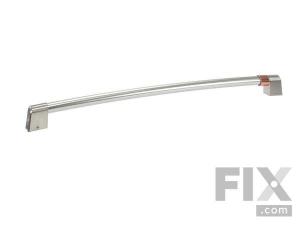 16659921-1-M-GE-WR12X40047-BRUSHED STAINLESS DRAWER HANDLE W/ CAF BAND