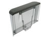 WATER TANK AND LID ASSEMBLY - PROFILE – Part Number: WC01X20646
