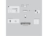 Hanging System-Trilobe-Brushed Nickel-Outdoor – Part Number: K006502W02