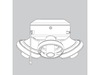 Light Fitter-Brushed Nickel – Part Number: K013322214