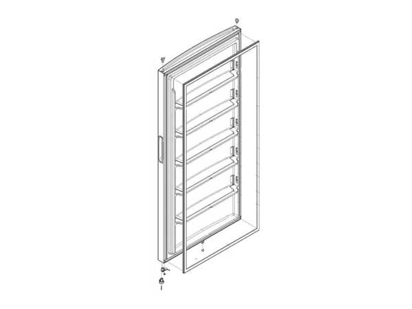 16745406-1-M-Frigidaire-5304529105-Freezer Door Assembly