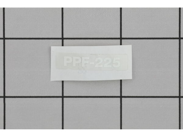 16761230-1-M-Echo-X543004940-Label, Model Ppf-225