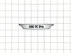 Label, Front, Upper/Lower – Part Number: 17E945