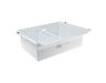 WHITE FREEZER LOWER BASKET W/ DIVIDER – Part Number: WR32X42346