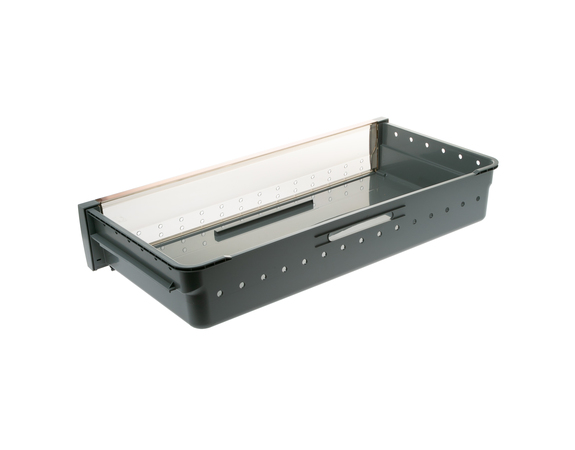 16874556-1-M-GE-WR71X42965-GRAY FREEZER UPPER BASKET ASM CAFE