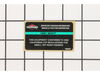 Decal – Part Number: 199384GS