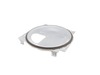 Rear bulkhead assembly (white; includes item 1) – Part Number: D510905WP