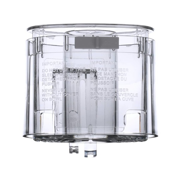 17016610-1-M-Cuisinart-DLC-018BGTXT1-Large Pusher & Sleeve Assembly (Grey)