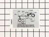 DECAL.V-BELT.DRV – Part Number: 582965301