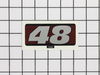 DECAL 48 DECK SILV – Part Number: 7075565YP