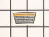 WARNING LABEL-FRENCH – Part Number: 089037004901