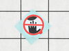 NO HANDS WARNING LABEL – Part Number: 089041047903