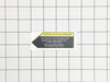 SLIDING FENCE WARNING (RIGHT) – Part Number: 089240013904