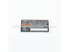 LABEL DATA R83001 – Part Number: 940252049