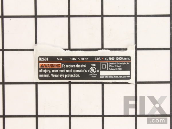 18705362-1-M-Ryobi-940976689-LABEL DATA R2601