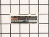 LABEL DATA R2601 – Part Number: 940976689