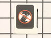 LABEL WARNING NO HANDS – Part Number: TH100403