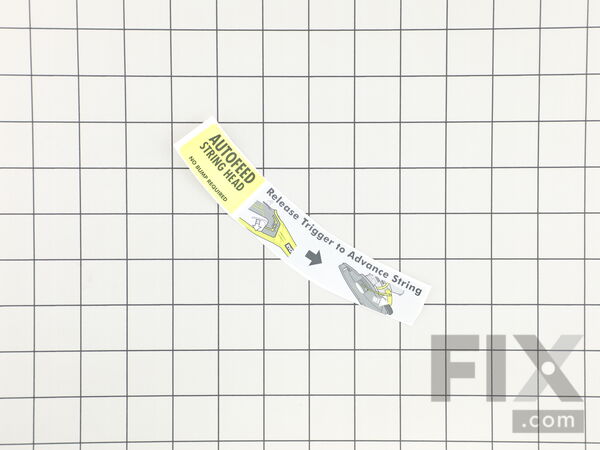 18790406-1-M-Homelite-940851102-AUTO FEED NO BUMP LABEL, GUARD