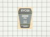 PERFORMANCE LABEL – Part Number: 940851272