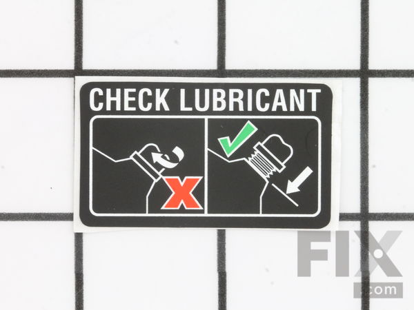 18790547-1-M-Homelite-940911003-CHECK OIL LABEL