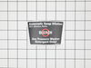 18791321-2-S-Homelite-941608007-DETERGENT TANK LABEL